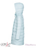 Пальто для девочек CONSO SG170204 - light blue - светло-синий​ укороченной длины идеально в прохладную погоду. Полуприлегающий силуэт с высоким воротником-стойкой, фиксирующийся кнопкой. Фото 6