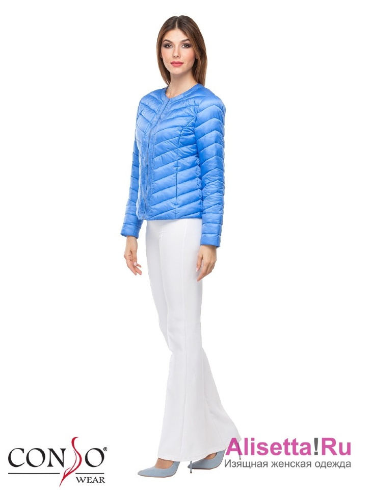 Куртка женская Conso SS180107 - azzurro – небесно голубой