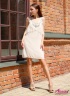 Платье Deby Debo MAE молочный легкое без рукавов выше колен купить в Москве