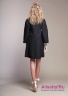 Купить Пальто NAUMI 002NS180001 BLACK - чёрный​ - облегченное пальто средней длины в стиле бэби-долл, свободного кроя. Фото 3