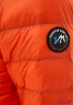 Двусторонняя женская приталенная пуховая куртка W.Sharvel SRR30003 - серый с оранжевым