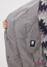 Длинный женский пуховик-одеяло на натуральном пуху RIO VERTI 1212 светло-серый