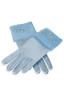 Перчатки с декором из стекляруса PACG011324 (голубые)