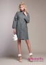Купить пальто NAUMI 002NS180001 KHAKI - хаки​ - облегченное пальто средней длины в стиле бэби-долл, свободного кроя, с высоким воротником-стойкой. Фото 1
