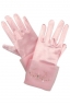 Перчатки с декором из стекляруса PACG011324 (розовые)