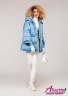 Купить женский Пуховик MISS NAUMI 112 M Sky Blue - Голубой в интернет-магазине Alisetta.ru
