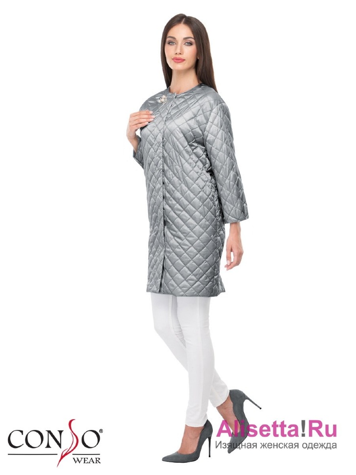 Куртка женская Conso SM180115 - metal grey – темно-серый металлик