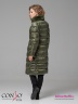 Элегантное пальто Conso WLF 180527 - khaki – хаки приталенного силуэта длиной миди. Фото 3