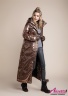 Длинное женское пальто NAUMI 708 Z Mirror-Gold Rose 2020-2021