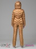 Стеганый костюм Conso WSP 180551 - gold – золотой из двух предметов. Короткий пуховик приталенного силуэта. Фото 7