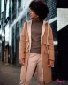 Женское прямое пальто марки Джейн Сарта модель 115 бежевый