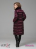 Элегантное пальто Conso WLF 180527 - marsala – винный​ приталенного силуэта длиной миди. Фото 3