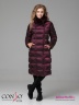 Элегантное пальто Conso WLF 180527 - marsala – винный​ приталенного силуэта длиной миди. Фото 1