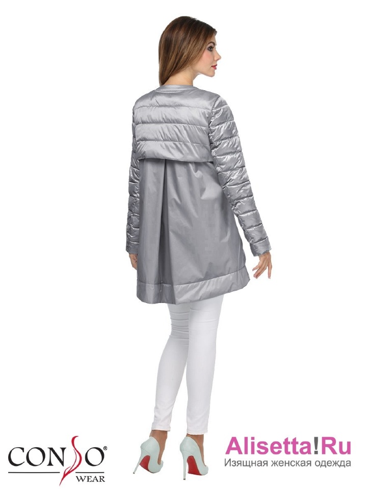 Куртка женская Conso SL180110 - metal grey – темно-серый металлик