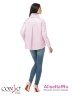 Удлиненная куртка Conso SS180105 - ice pink – светло-розовый​ свободного силуэта. Модель с длинными рукавами и воротником-стойкой застегивается на металлическую молнию. Фото 2