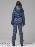 Стеганый костюм Conso WSP 180551 - oasis – синий из двух предметов. Короткий пуховик приталенного силуэта. Фото 5