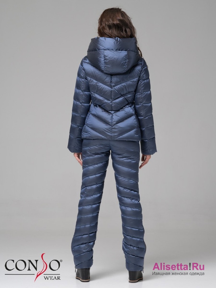 Комплект женский куртка+брюки Conso WSP 180551 - oasis – синий