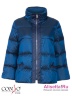Утепленная куртка Conso SS180121 - peacoat – синий металлик​ A-силуэта с воротником-стойкой. Модель застегивается на фронтальную металлическую молнию. Фото 4