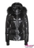 Куртка-пуховик на молнии с капюшоном. Спинка куртки выполнена из жатой ткани с наполнителем Thinsulate и лаковой ткани на гусином пуху NAUMI 818 X Black – Черный
