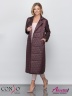 Модное женское пальто на весну и лето Conso SL 190101 marsala – винный приталенного силуэта длиной миди. Купите недорого в официальном интернет-магазине Alisetta.ru. Фото 7