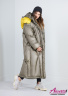 Брендовое пуховое женское пальто  NAUMI 1161 Khaki - Хаки  2020-2021