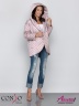 Модная женская куртка на весну и лето CONSO SS 190121 carmandy – пепельно розовый с запахом классической длины. Купите недорого в официальном интернет-магазине Alisetta.ru. Фото 4