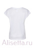 Хлопковая футболка FRIEDA&FREDDIES FF-SS17-8219 white. Производство Германии. Выполнена из тонкого хлопкового трикотажа. Фото 2