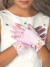 Перчатки Маленькие розочки PACG011322 (розовые)