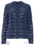 Стильная куртка CONSO SS170123 - navy - тёмно-синий​ – для повседневных весенних образов. Приталенный силуэт классической длины и с круглым вырезом. Модель застегивается на металлическую молнию с двойным фирменным замком. Фото 4