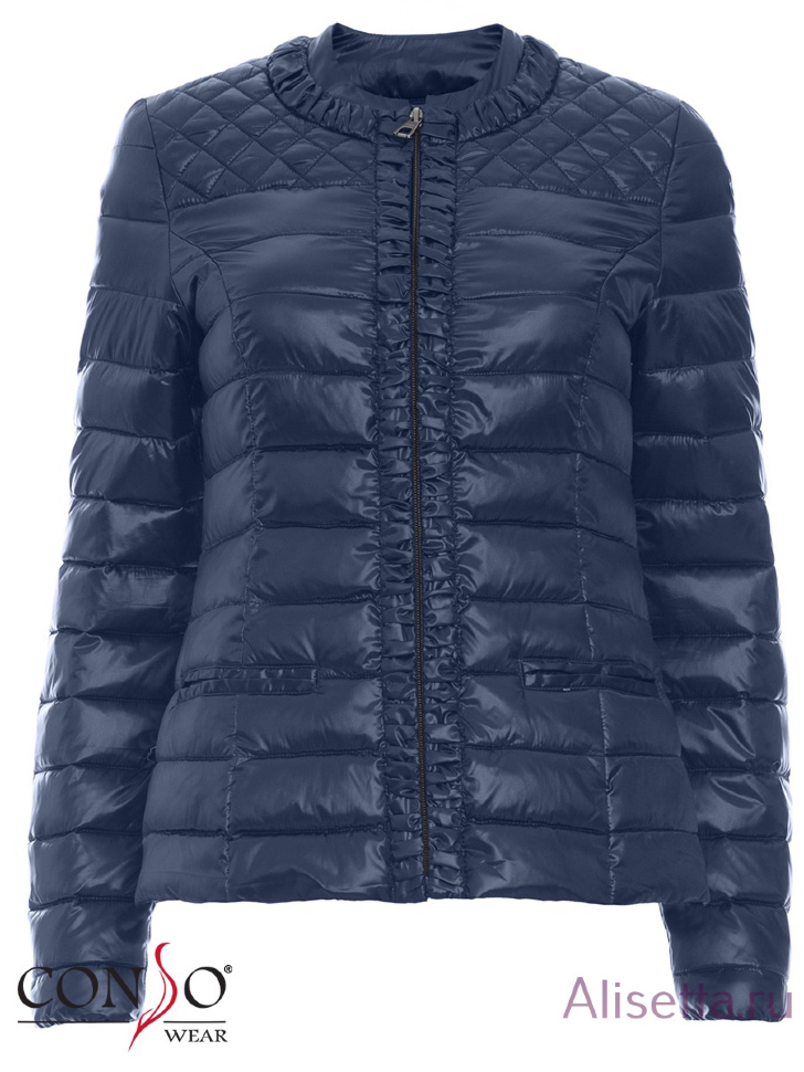 Куртка женская CONSO SS170123 - navy - тёмно-синий