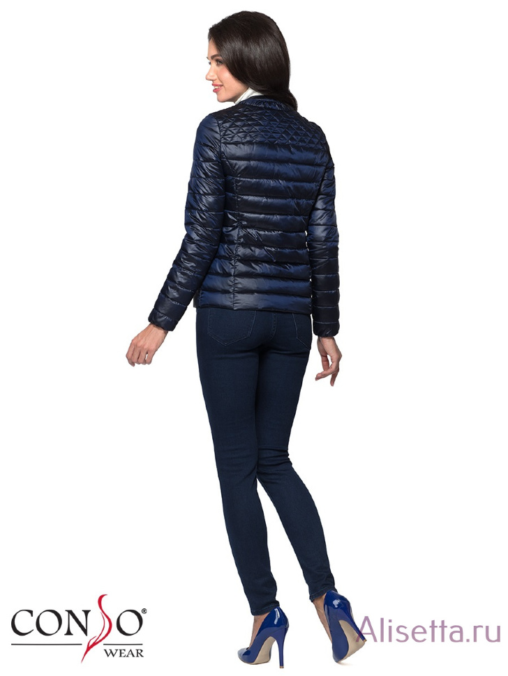 Куртка женская CONSO SS170123 - navy - тёмно-синий