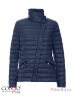 Стильная куртка-косуха CONSO SS170124 - navy - тёмно-синий​ – для прохладной погоды. Приталенный силуэт классической длины с воротником-стойкой, фиксирующимся магнитной застежкой. Фото 4