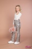 Утепленные брюки на девочку PRINCESS NAUMI 251 Z Mirror-Silver - Серебро