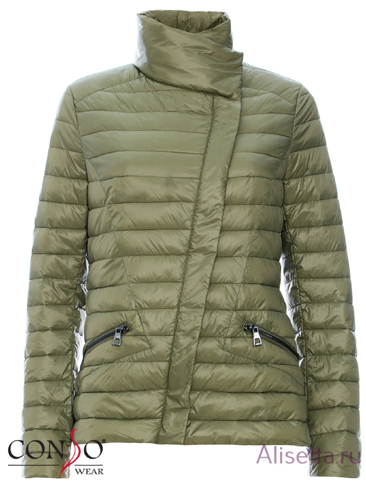 Куртка женская CONSO SS170124 - khaki - хаки