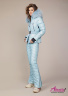 Женский пуховой горнолыжный костюм из лаковой ткани NAUMI 820+851 Q AQUA