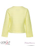 CONSO SG170202 - lemon - желтый - стильная куртка для девочек, для повседневных весенних образов. Классическая модель с круглым вырезом дополнена накладными карманами. Фото 6
