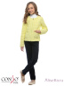 CONSO SG170202 - lemon - желтый - стильная куртка для девочек, для повседневных весенних образов. Классическая модель с круглым вырезом дополнена накладными карманами. Фото 1