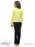 CONSO SG170202 - lemon - желтый - стильная куртка для девочек, для повседневных весенних образов. Классическая модель с круглым вырезом дополнена накладными карманами. Фото 3