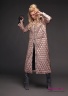 Длинный женский пуховик с капюшоном НАОМИ - NAUMI  цвет розовое золото gold купить в интернет-магазине Alisetta.ru