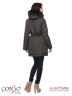 Зимняя парка Conso WLF170556 - iron – темно-серый​ для женщин. Модель выше колен приталенного силуэта, подчеркнутого встроенной внутрь эластичной резинкой с металлическими фиксаторами. Фото 5