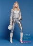Куртка женская пуховая NAUMI 18 W 801 01 23 Silver – Серебряный​. Прямого силуэта, среднего объема, длиной до талии. Рукав втачной двухшовный. Вид спереди 2