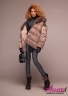 Пуховая куртка свободного силуэта средней длины NAUMI 740 A Taupe - Бежевый купить в официальном интернет-магазине Alisetta.ru