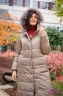 Женское пальто марки Джейн Сарта модель 111 оливковый