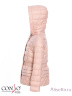 CONSO SG170205 - powder - пудра​ - стильная куртка для девочек классической длины с интересным дизайном. Приталенный силуэт, с длинными рукавами и воротником-стойкой. Модель дополнена капюшоном с резинкой, регулируемой металлическими фиксаторами. Фото 6