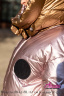 Теплое женское пальто-пуховик NAUMI 1705 Rose - розовый