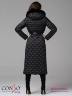 Стильное пальто Conso WLF 180501 - nero – черный прямого силуэта, длиной миди. Фото 6