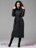Стильное пальто Conso WLF 180501 - nero – черный прямого силуэта, длиной миди. Фото 5