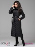 Стильное пальто Conso WLF 180501 - nero – черный прямого силуэта, длиной миди. Фото 4