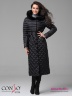 Стильное пальто Conso WLF 180501 - nero – черный прямого силуэта, длиной миди. Фото 1