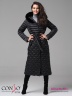 Стильное пальто Conso WLF 180501 - nero – черный прямого силуэта, длиной миди. Фото 2